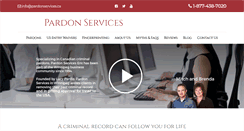 Desktop Screenshot of pardonservices.ca