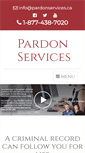 Mobile Screenshot of pardonservices.ca